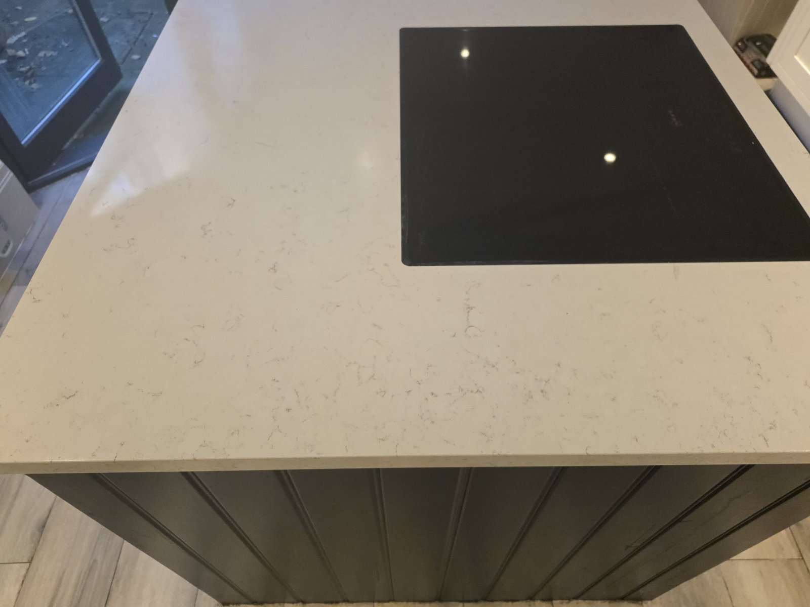 Marble Kitchen Countertop Crack Repair — after restoration