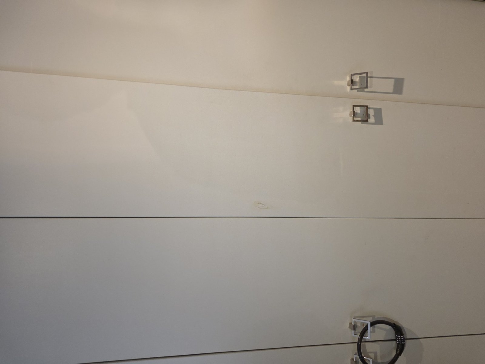 Damaged Wardrobe Door Repair — before restoration