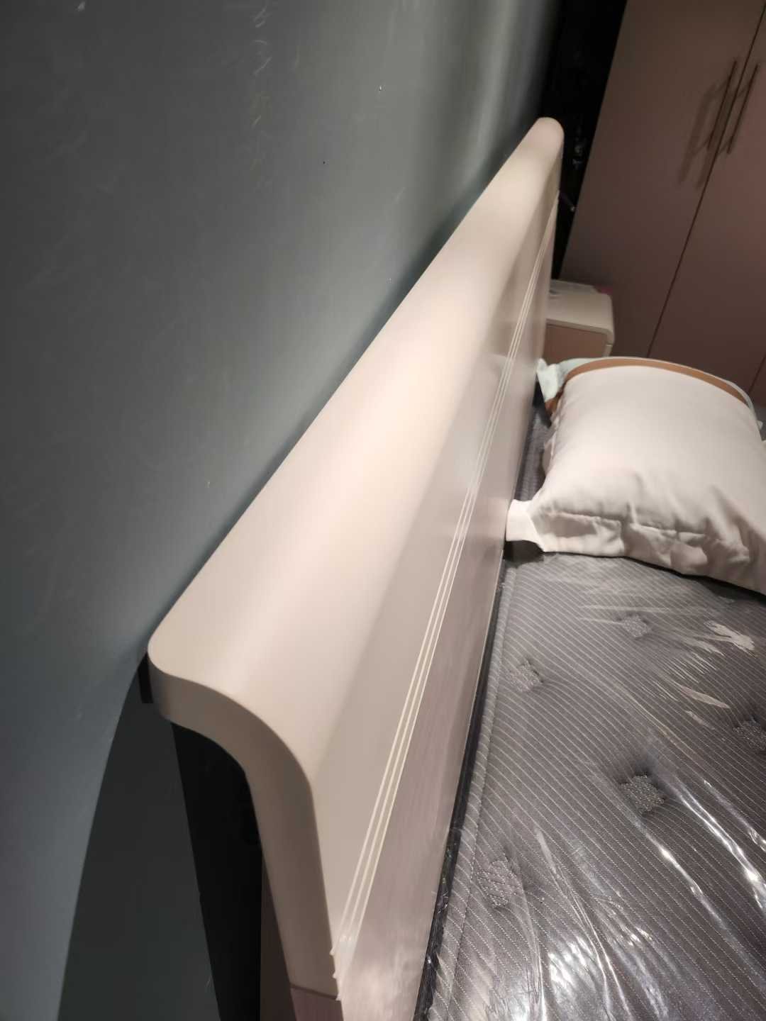 Solid Wood Headboard Crack Repair — after restoration